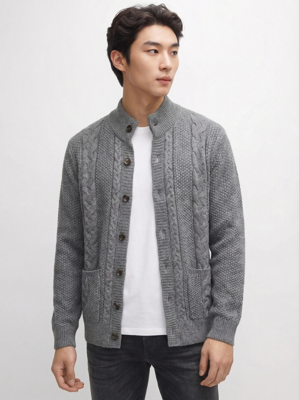 THE CABLE CARDIGAN